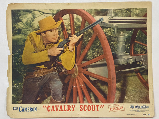 1951 Cavalry Scout #7 Lobby Card 11 x 14 Rod Cameron Audrey Long Jim Davis   - TvMovieCards.com