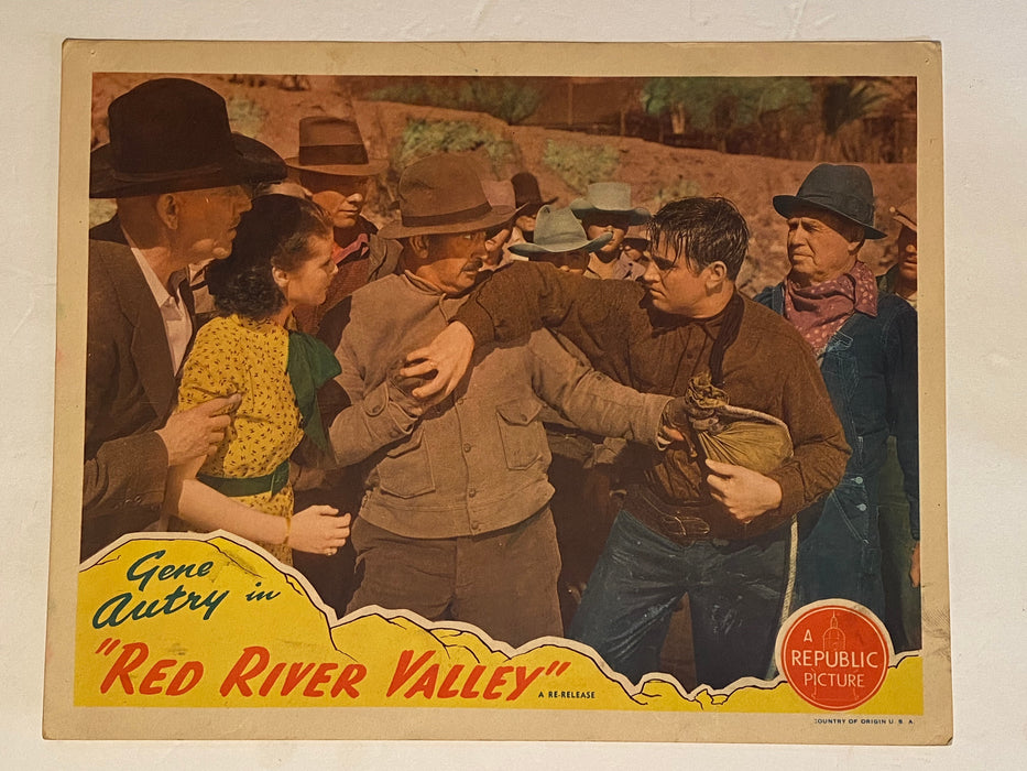 1936 Red River Valley Lobby Card 11 x 14 Gene Autry, Smiley Burnette   - TvMovieCards.com