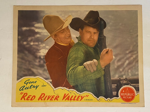 1936 Red River Valley Lobby Card 11 x 14 Gene Autry, Smiley Burnette   - TvMovieCards.com