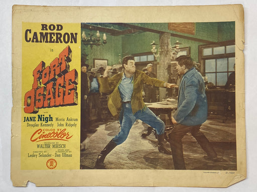 1952 Fort Osage Lobby Card 11 x 14 Rod Cameron, Jane Nigh Morris Ankrum   - TvMovieCards.com