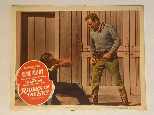 1949 Riders in the Sky Lobby Card 11 x 14  Gene Autry, Champion, Gloria Henry   - TvMovieCards.com