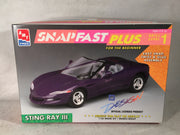 Amt / Ertl 1/25 Chevrolet Corvette Sting Ray III Snap Fast Model 8309   - TvMovieCards.com