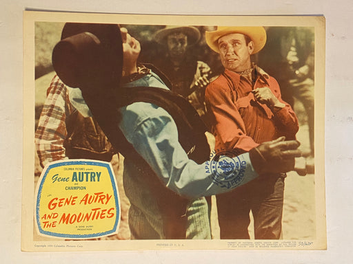 1951 Gene Autry and The Mounties 11 x 14 Lobby Card Gene Autry, Champion   - TvMovieCards.com