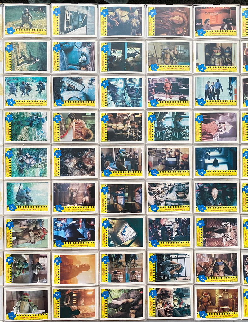 Teenage Mutant Ninja Turtles Movie 1 132 Card & 11 Sticker Set OPC O-Pee-Chee   - TvMovieCards.com