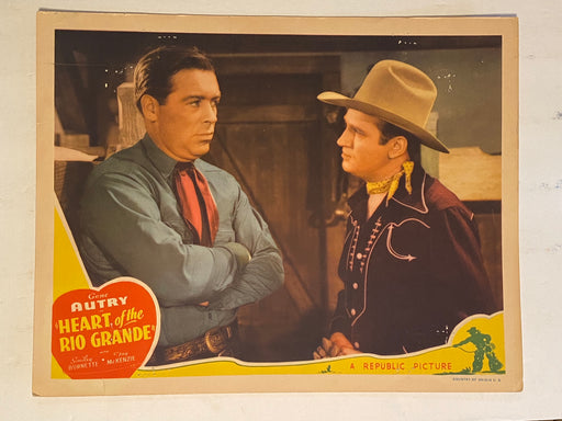 1942 Heart of the Rio Grande 11 x 14 Lobby Card Gene Autry, Smiley Burnette   - TvMovieCards.com