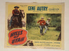 1951 Hills of Utah 11 x 14 Lobby Card Gene Autry, Champion, Elaine Riley   - TvMovieCards.com