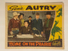 1939 Home on the Prairie 11 x 14 Lobby Card Gene Autry, Smiley Burnette, June St   - TvMovieCards.com