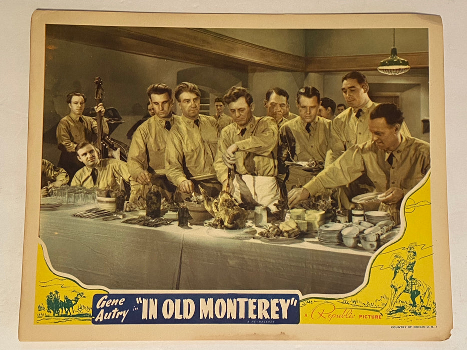 1940sR In Old Monterey 11 x 14 Lobby Card Gene Autry Smiley Burnette June Store   - TvMovieCards.com