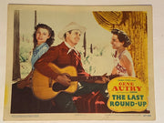 1947 The Last Round-up 11 x 14 Lobby Card #3 Gene Autry, Champion, Jean Heather   - TvMovieCards.com
