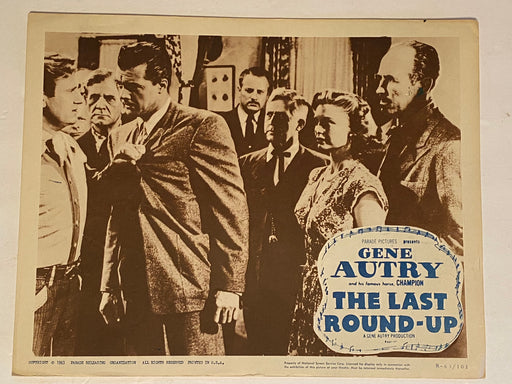 1963R The Last Round-up 11 x 14 Lobby Card #8 Gene Autry, Champion, Jean Heather   - TvMovieCards.com