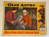 R1940s Man From Music Mountain Lobby Card 11 x 14 Gene Autry, Smiley Burnette   - TvMovieCards.com