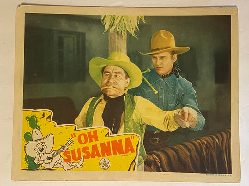 R1940s Oh, Susanna! Lobby Card 11 x 14 Gene Autry Smiley Burnette Frances Grant   - TvMovieCards.com