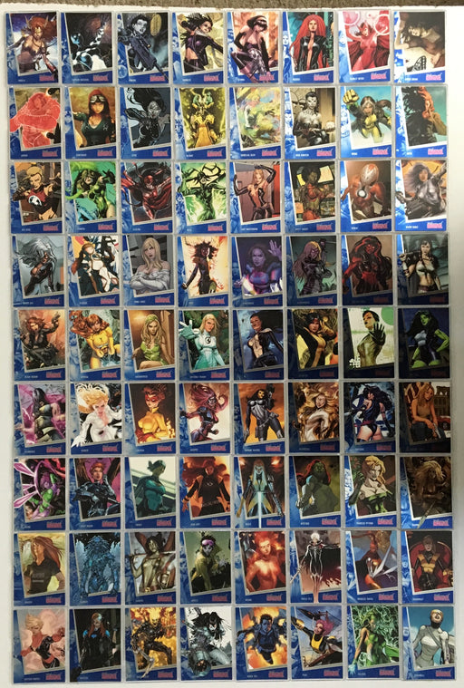 Marvel Women of Marvel Series 2 Sapphire Parallel Card Set 90 Cards   - TvMovieCards.com