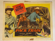 1953 Pack Train Lobby Card 11 x 14 Gene Autry, Champion, Gail Davis   - TvMovieCards.com