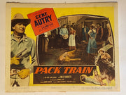 1953 Pack Train Lobby Card 11 x 14 Gene Autry, Champion, Gail Davis   - TvMovieCards.com