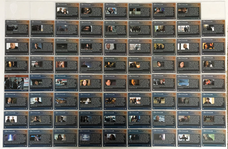 2014 Continuum Seasons 1 & 2 Base Trading Card Set 69 Cards   - TvMovieCards.com