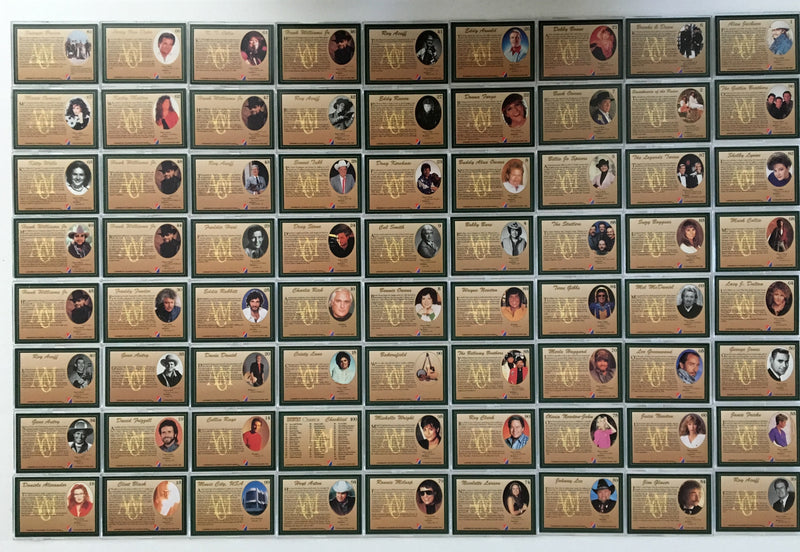Country Classics Series One Base Trading Card Set 100 Cards   - TvMovieCards.com
