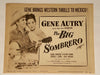 R1956 The Big Sombrero Lobby Card 11x14 Gene Autry, Champion, Elena Verdugo   - TvMovieCards.com