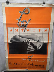 Sunday Bloody Sunday 1971 Glenda Jackson 1SH Movie Poster 27x41   - TvMovieCards.com