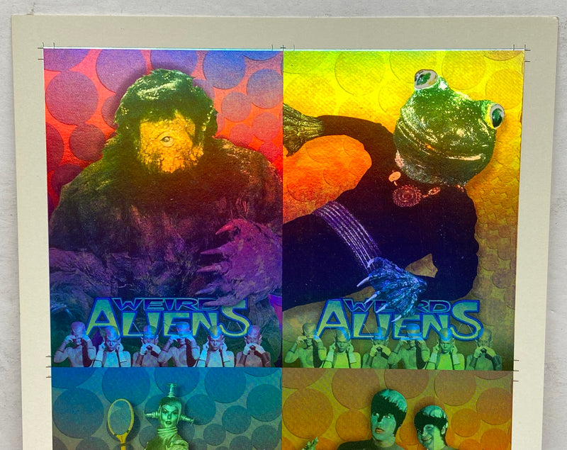 1997 Lost In Space TV Show Weird Aliens UNCUT Sheet 6-Card Panel A1/6 - A6/6   - TvMovieCards.com