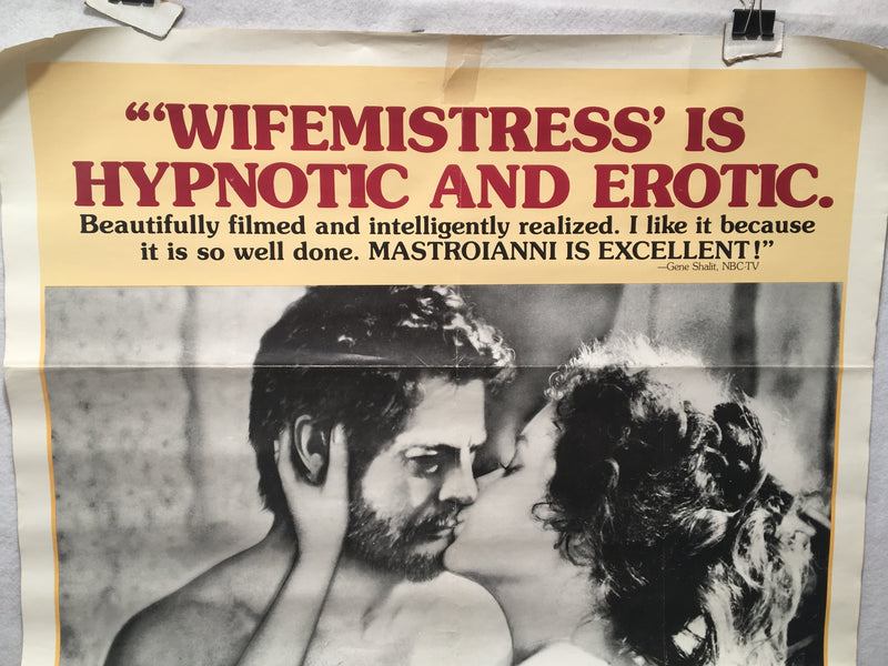 Wifemistress 1978 Laura Antonelli 1SH Movie Poster 27x41   - TvMovieCards.com