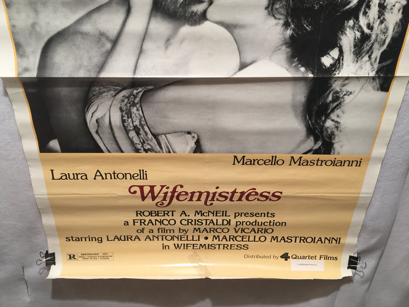 Wifemistress 1978 Laura Antonelli 1SH Movie Poster 27x41   - TvMovieCards.com
