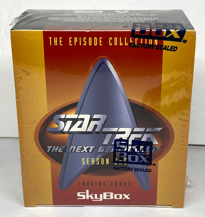 1994 Star Trek The Next Generation TNG Episodes Season 1 Sealed Card Box Skybox   - TvMovieCards.com