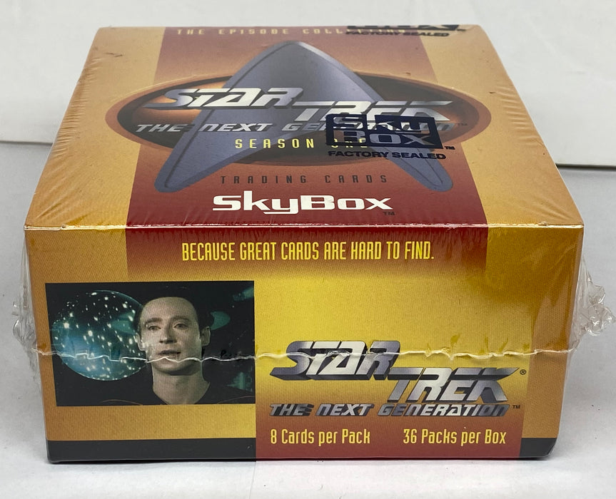 1994 Star Trek The Next Generation TNG Episodes Season 1 Sealed Card Box Skybox   - TvMovieCards.com