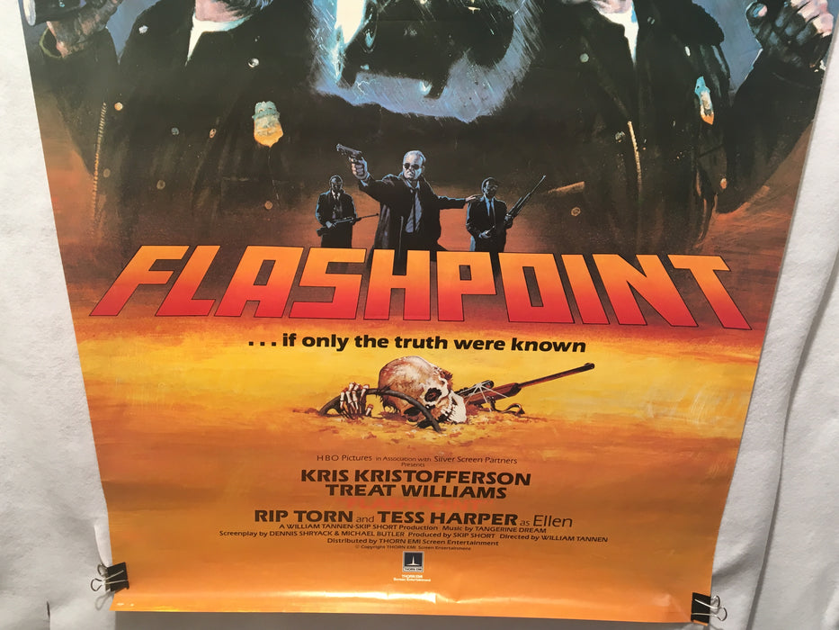 Original Flashpoint 1984 1SH Movie Poster Kris Kristofferson 27x40   - TvMovieCards.com