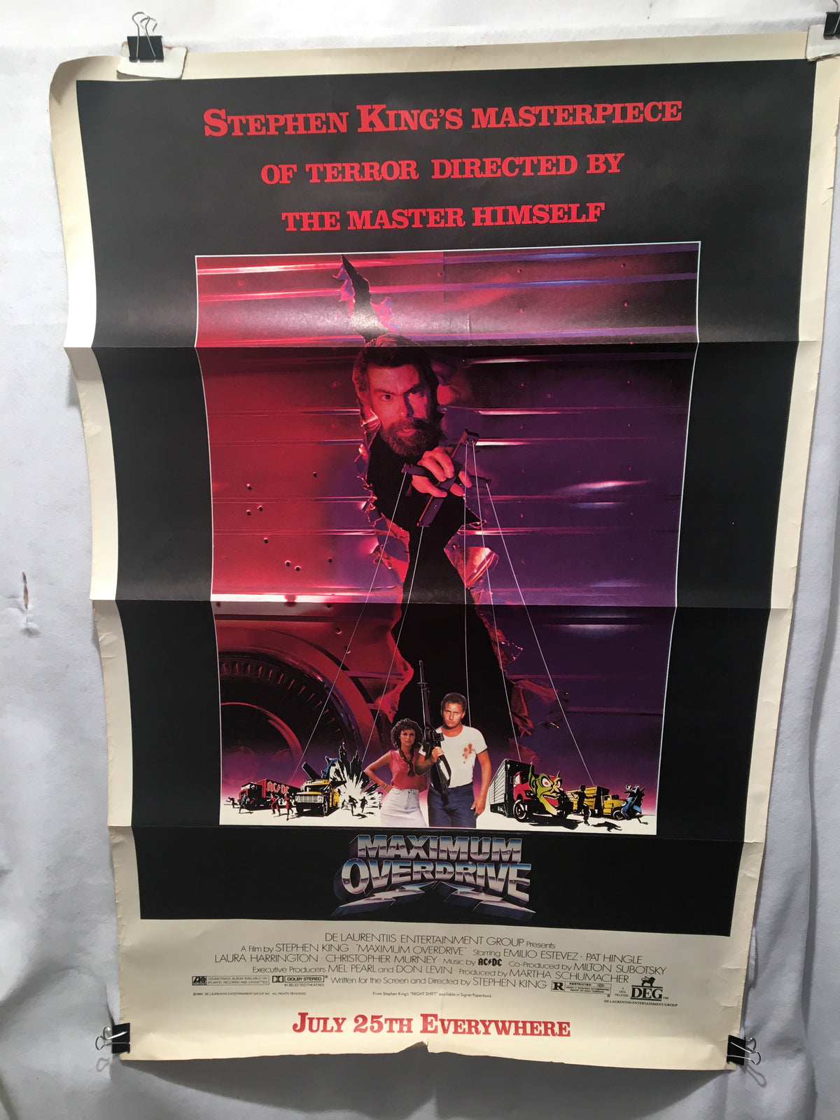 Maximum Overdrive Movie Poster