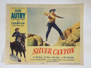 1951 Silver Canyon Lobby Card 11x14 Gene Autry, Champion, Gail Davis   - TvMovieCards.com