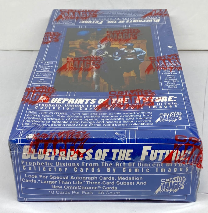 Vincent Di Fate Blueprints of the Future Trading Card Box Comic Images 48 CT   - TvMovieCards.com