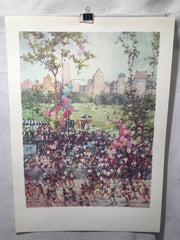 Carolyn Anderson NYC New York City Marathon Lithograph Print 22 x 31"   - TvMovieCards.com