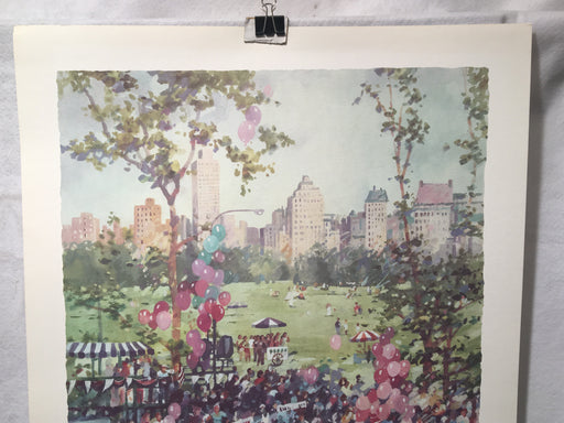Carolyn Anderson NYC New York City Marathon Lithograph Print 22 x 31"   - TvMovieCards.com