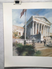 Carolyn Anderson United States Supreme Court S/N Lithograph Print 22 x 28"   - TvMovieCards.com