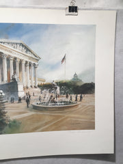 Carolyn Anderson United States Supreme Court S/N Lithograph Print 22 x 28"   - TvMovieCards.com