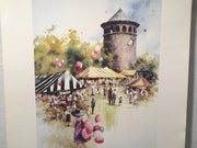 Carolyn Anderson Wilmington Flower Market 1981 Lithograph Print 19 x 25"   - TvMovieCards.com