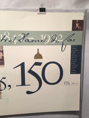 Notre Dame University 150th Anniversary Poster 1842 - 1992 Fighting Irish   - TvMovieCards.com