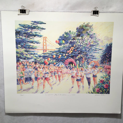 Michelle Collier Examiner Bay to Breakers 1993 S/N Lithograph Print 24 x 29"   - TvMovieCards.com