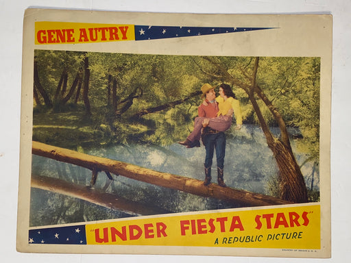 1941 Under Fiesta Stars 11x14 Lobby Card Gene Autry Carol Hughes Smiley Burnette   - TvMovieCards.com