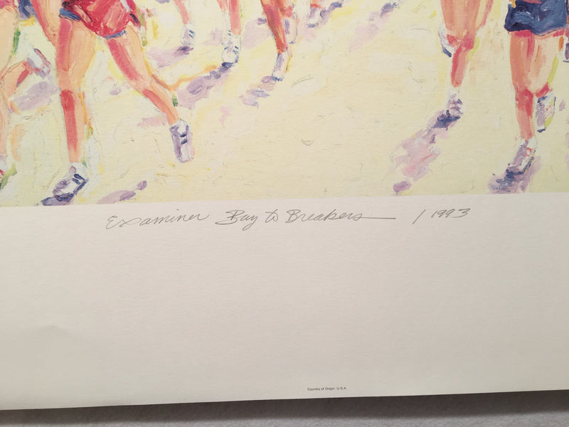 Michelle Collier Examiner Bay to Breakers 1993 S/N Lithograph Print 24 x 29"   - TvMovieCards.com