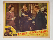 R1940s Under Fiesta Stars 11x14 Lobby Card Gene Autry Carol Hughes   - TvMovieCards.com