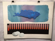 Robert R. Malone "Luncheon with Magritte" S/N Lithograph Art Print   - TvMovieCards.com