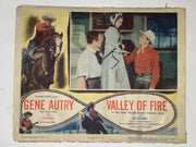 1951 Valley of Fire 11x14 Lobby Card Gene Autry, Champion, Gail Davis   - TvMovieCards.com