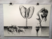 Robert R. Malone "Earth Lung" S/N Lithograph Art Print 20 x 29   - TvMovieCards.com
