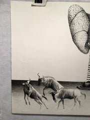 Robert R. Malone "Earth Lung" S/N Lithograph Art Print 20 x 29   - TvMovieCards.com