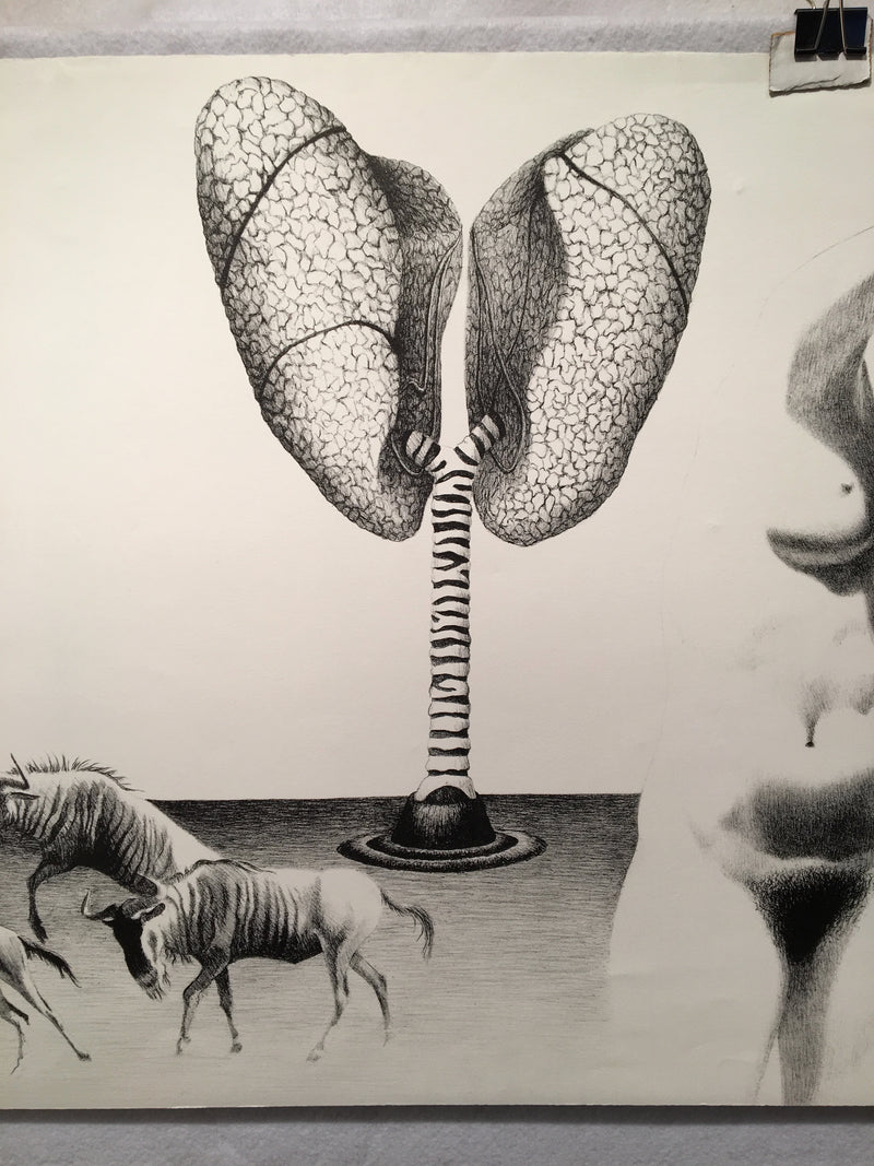 Robert R. Malone "Earth Lung" S/N Lithograph Art Print 20 x 29   - TvMovieCards.com