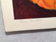 Robert R. Malone "Through the Window" S/N Lithograph Art Print 15 x 22   - TvMovieCards.com