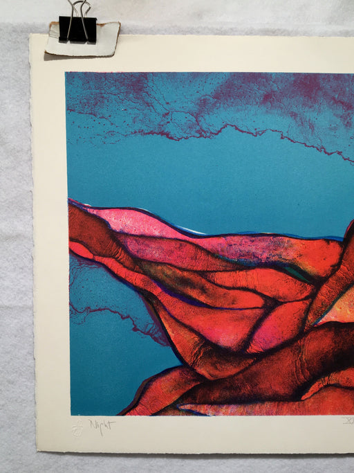 Robert R. Malone "Night" S/N Lithograph Art Print 15 x 22   - TvMovieCards.com