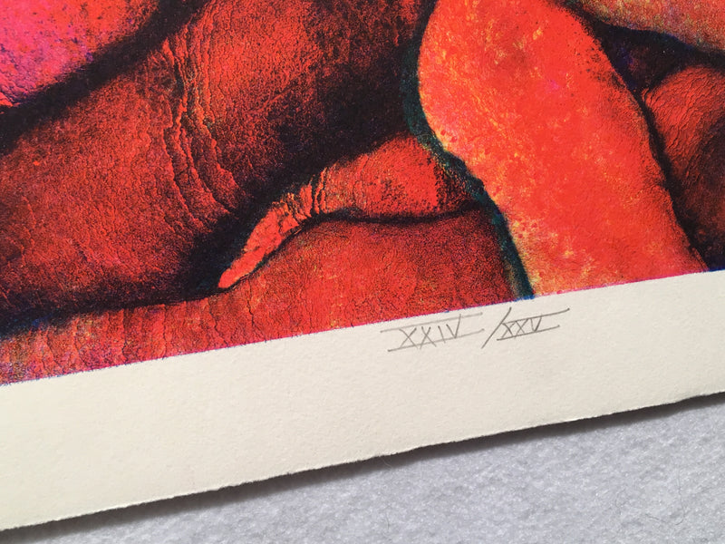 Robert R. Malone "Night" S/N Lithograph Art Print 15 x 22   - TvMovieCards.com